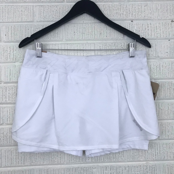 Reebok Pants - Reebok White Athletic Skort Golf Tennis Running M